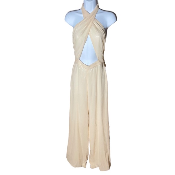 House of CB Santiaga sequin jumpsuit size extra small - Picture 3 of 8